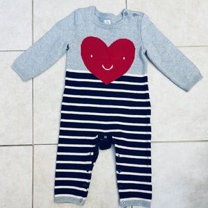 Baby Gap Heart Sweater Outfit